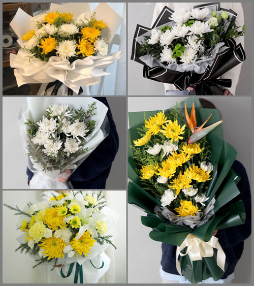 湖南永州零陵区珠山镇马迹岭村白事花束代送